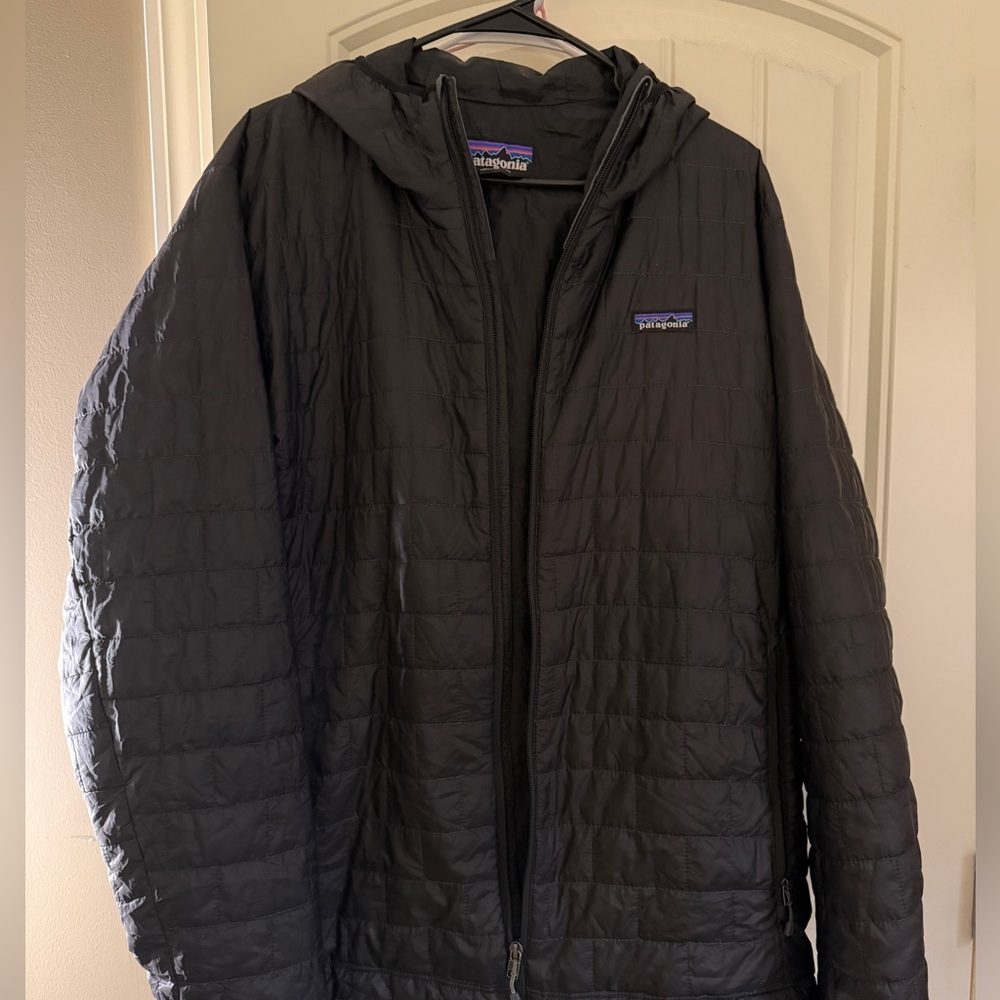 Patagonia Nano Puff Jacket XLarge Mens Forge Gray Regular Fit Windproof XL